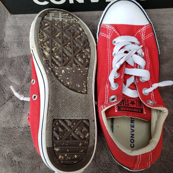 EUC CTAS Converse Street Slip GS 'Varsity Red' (Jr. 6) KICKS - Picture 5 of 9